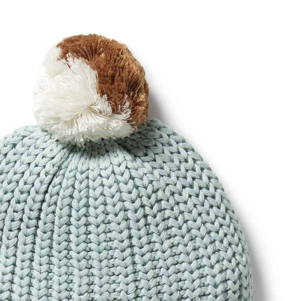 Wilson& Frenchy Duck Egg Organic Knitted Hat