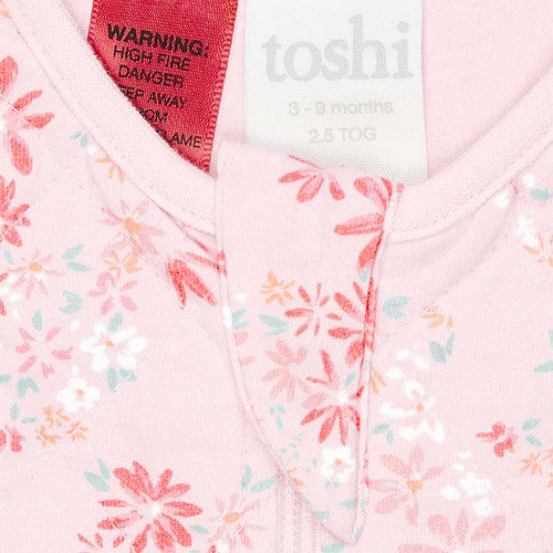 Toshi Baby Sleep Bag Classic Sleeveless 1 TOG Athena Blossom