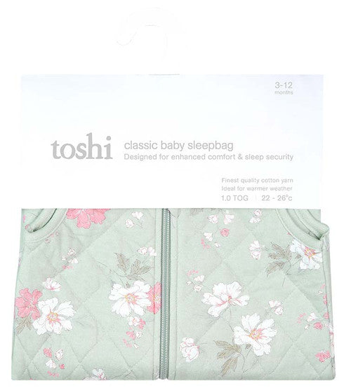 Toshi Baby Sleep Bag Classic Sleeveless 1 TOG Priscilla