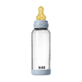 Bibs Baby Glass Bottle Set 240ml Latex- Assorted