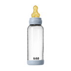 Bibs Baby Glass Bottle Set 240ml Latex- Assorted