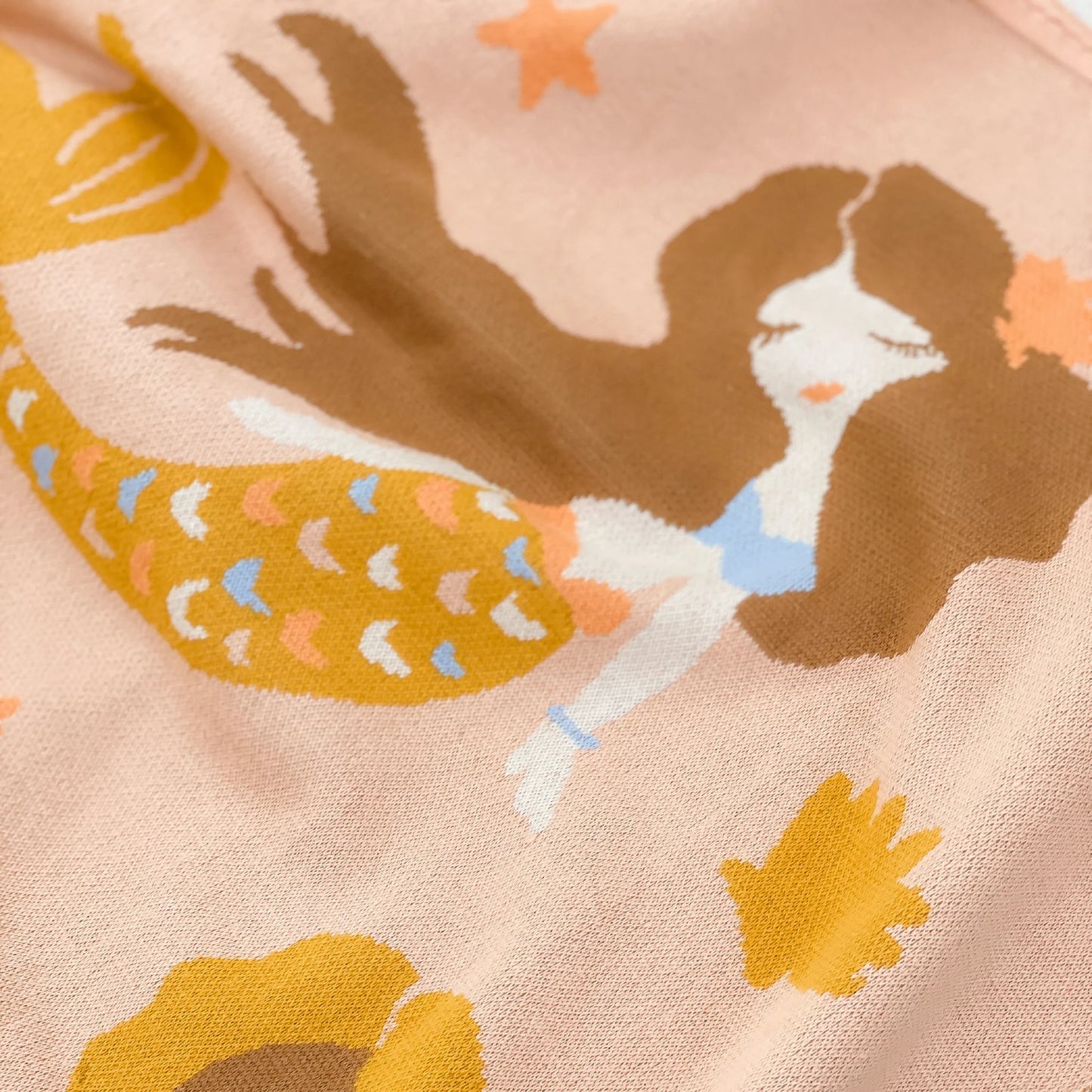 Fox and Fallow Mermaids Blanket