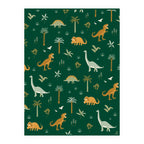 Fox & Fallow Dinos Throw Blanket