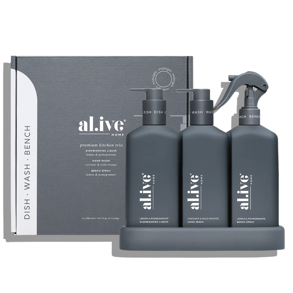 Al.ive Premium Kitchen Trio Lemon & Pomegranate with Coconut & Wild Orange