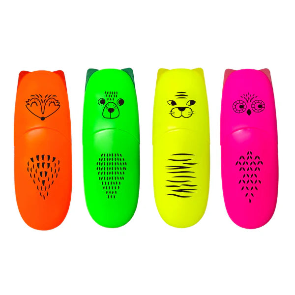Haku Yoka Neon Mini Markers / Animal