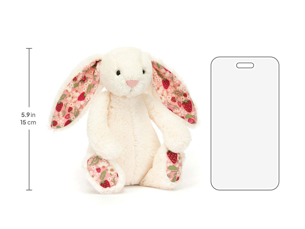 Jellycat - Amuseables Blossom Cream Bunny 'Berry' Sml