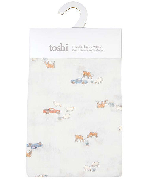 Toshi Wrap Muslin Classic Sheep Station