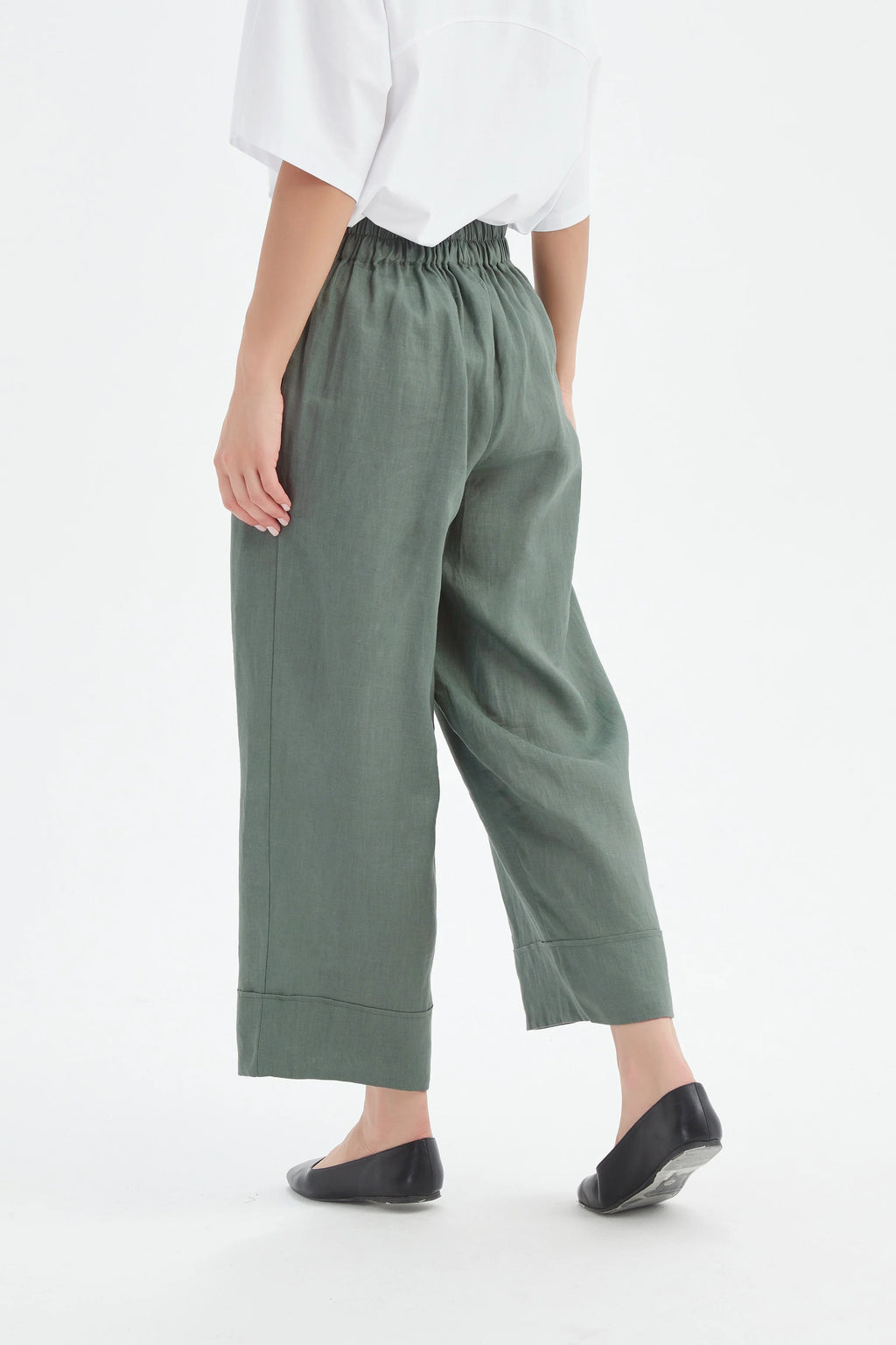 Tirelli Wide Leg Linen Pant - Assorted