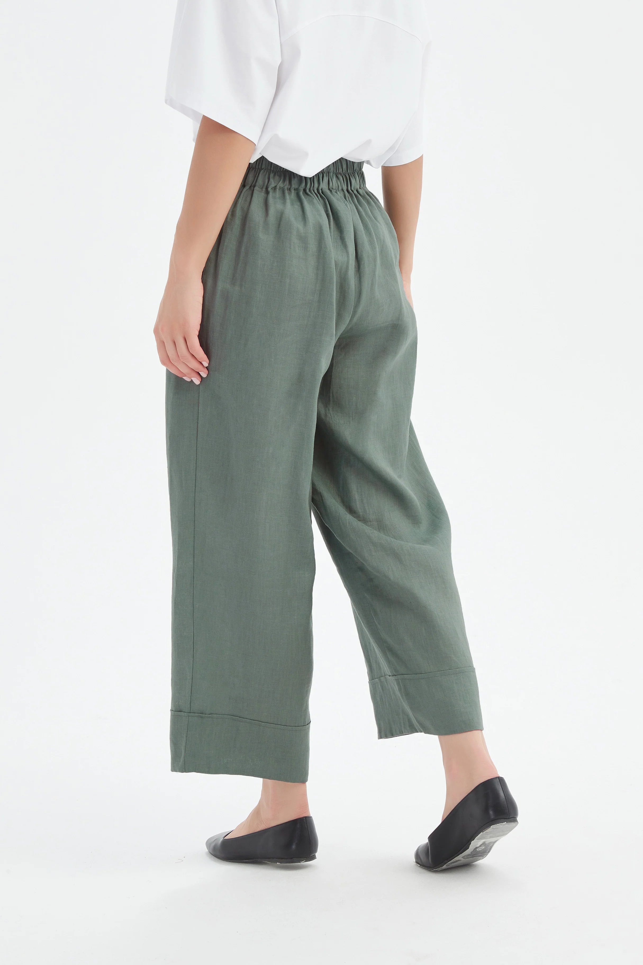 Tirelli Wide Leg Linen Pant - Assorted