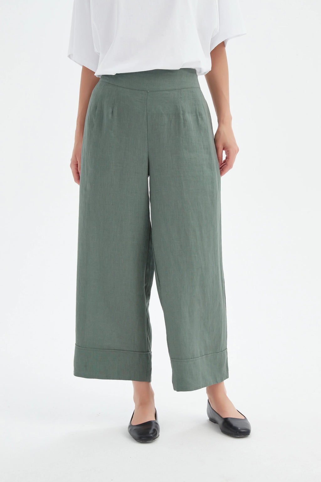 Tirelli Wide Leg Linen Pant - Assorted