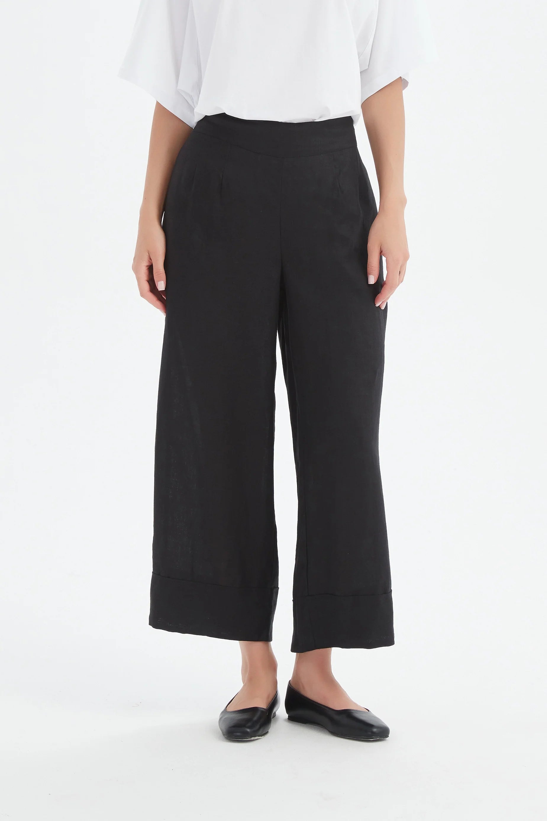 Tirelli Wide Leg Linen Pant - Assorted