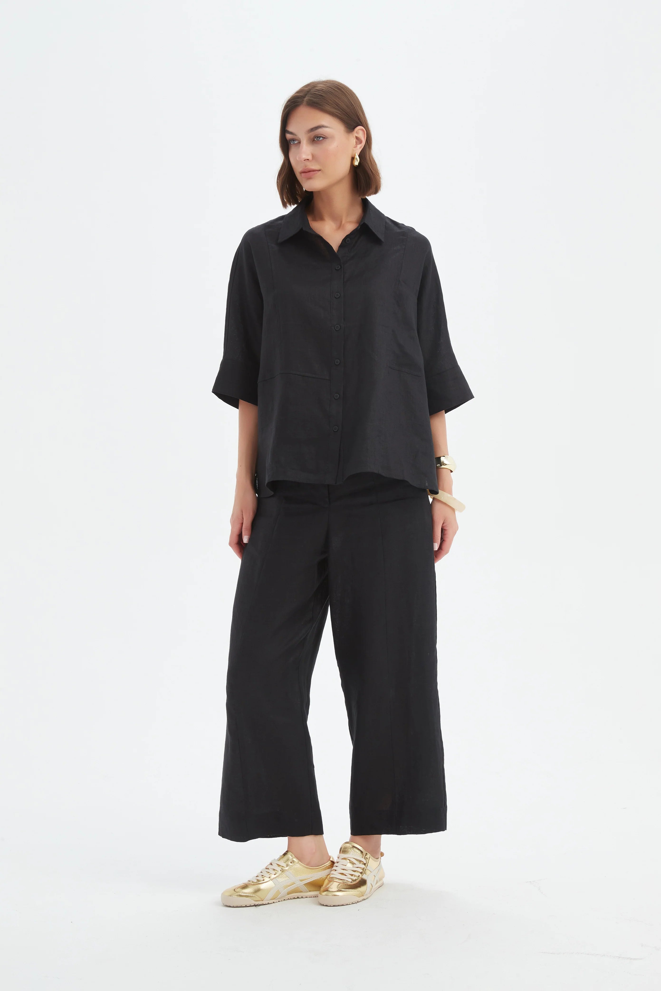 Tirelli Seam Detail Boxy Shirt - Assorted
