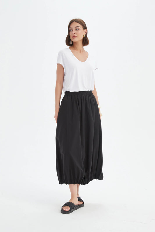 Tirelli - Pin Tuck Hem Skirt