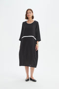 Tirelli Contrast Trim Ovoid Dress
