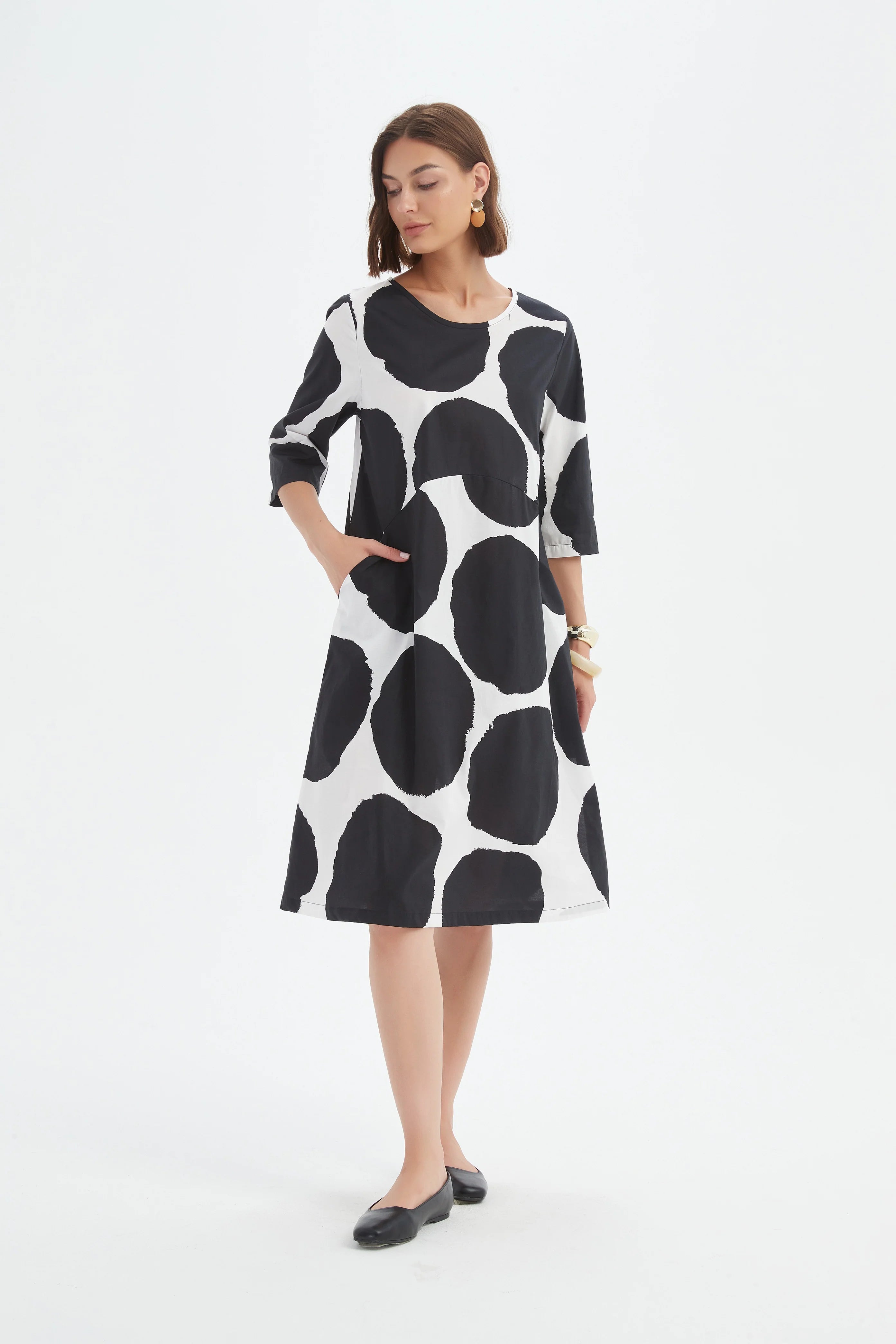 Tirelli - Curve Seam Poplin Dress