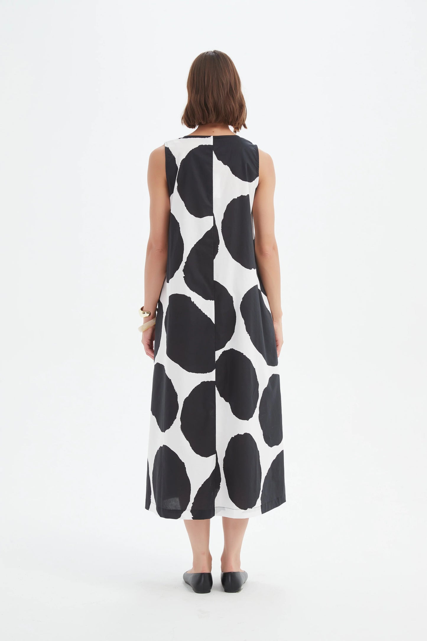 Tirelli - Inverted Pleat Poplin Dress