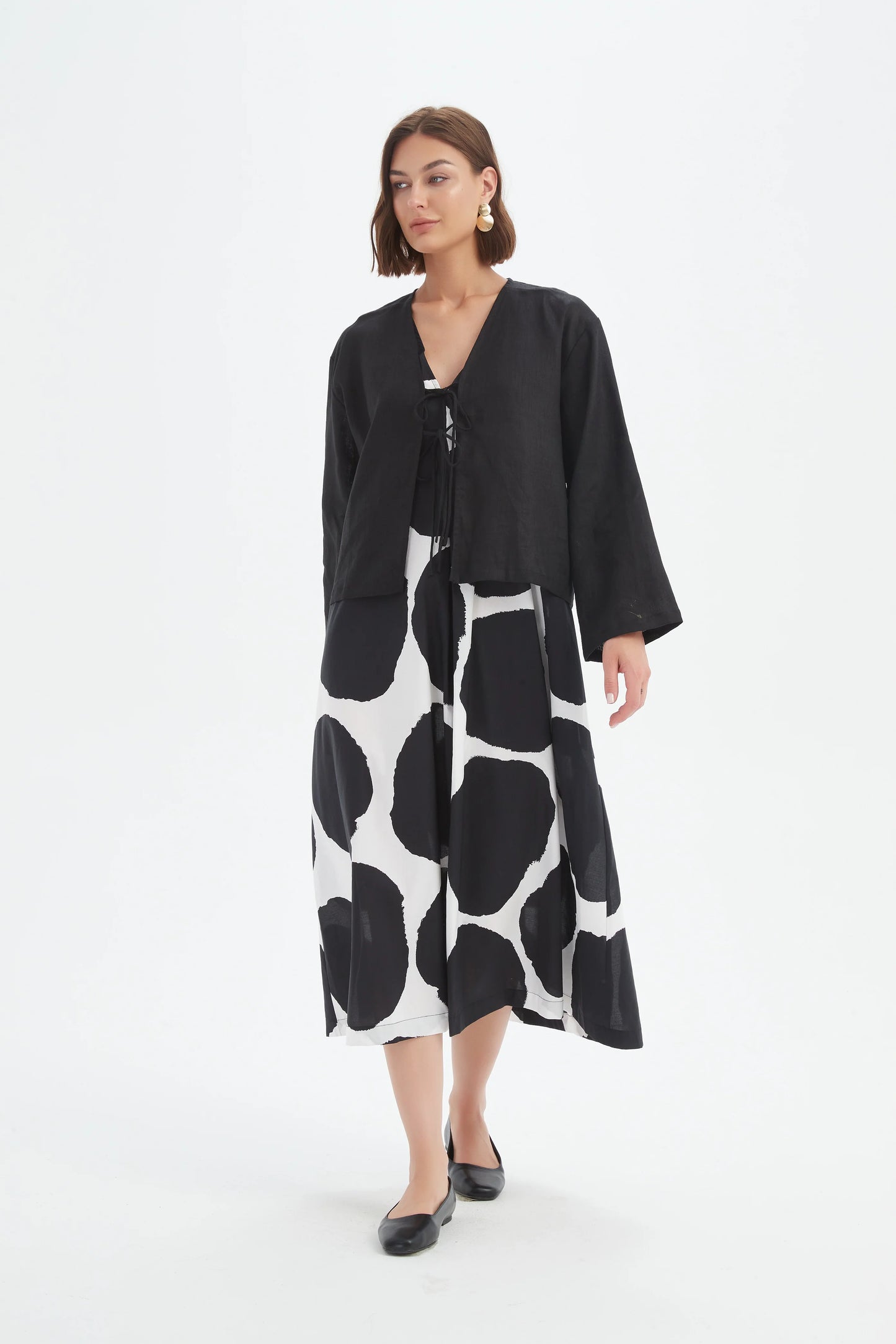 Tirelli Tie Front Top