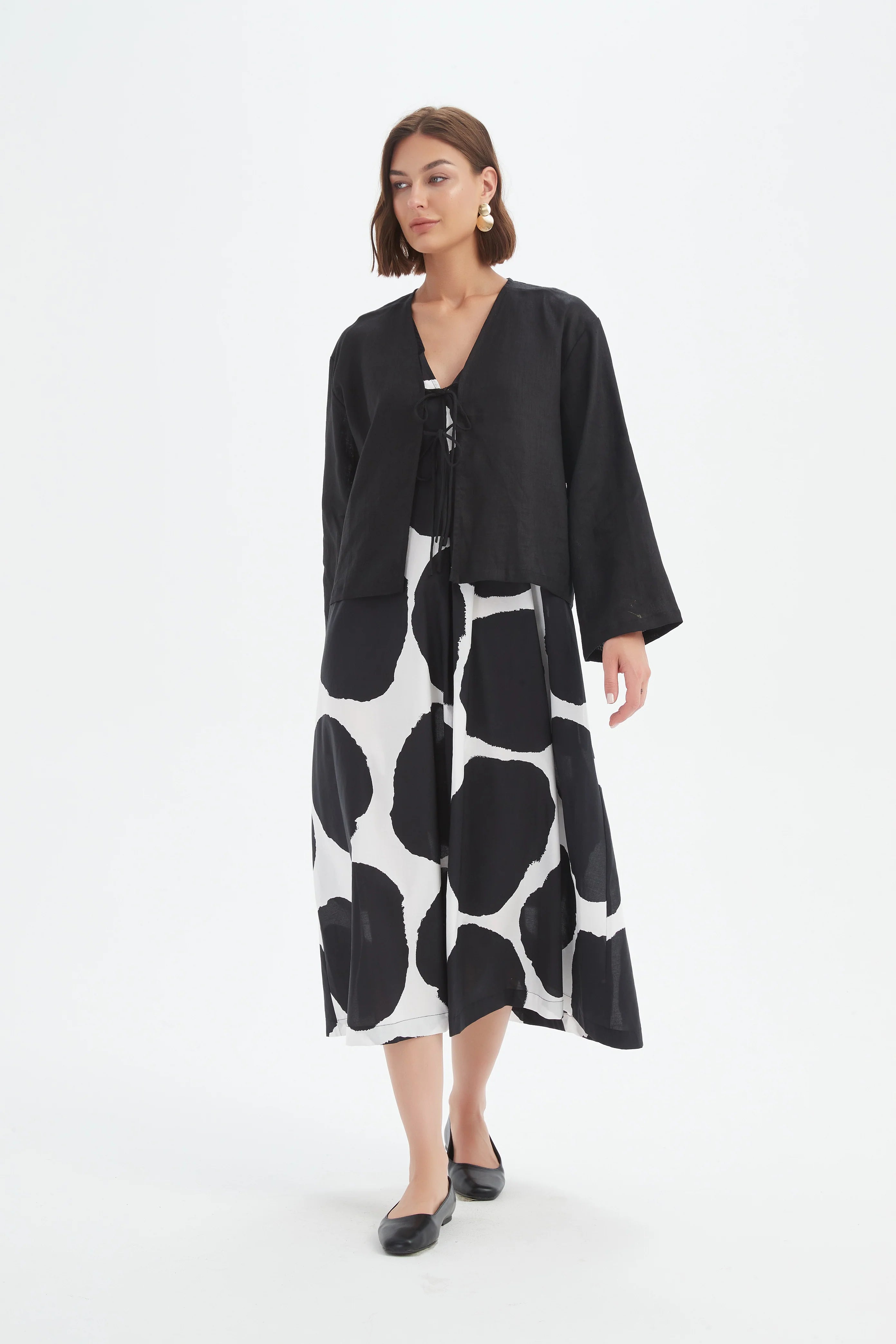 Tirelli Tie Front Top