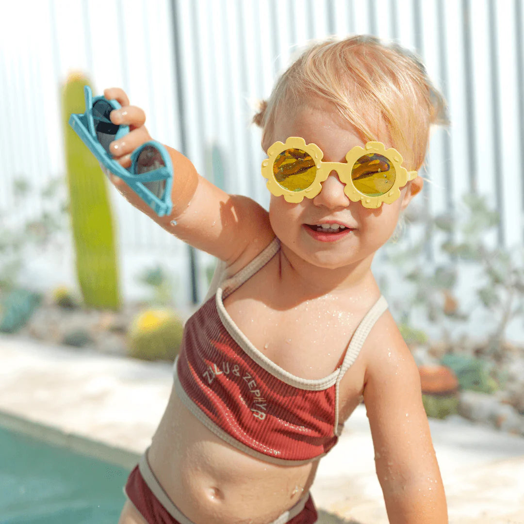 Babiators Polarised Flower: Sun Ray With Yellow Mirrored Lenses