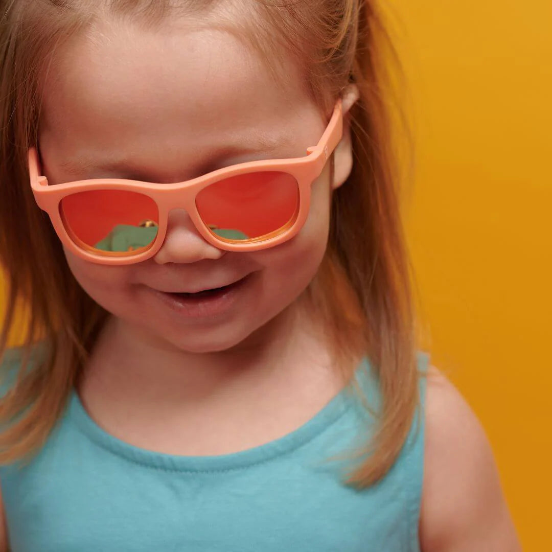 Babiators Polarised Navigators - Perfectly Papaya/Peach Mirror