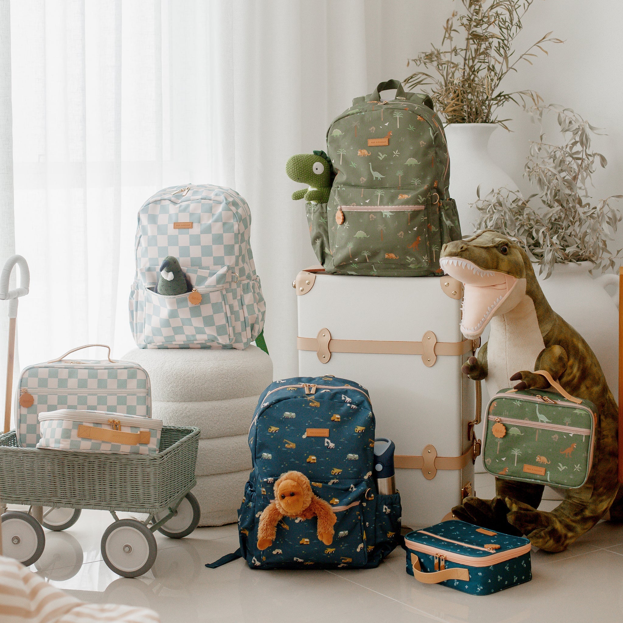 Fox & Fallow Dinos Backpack