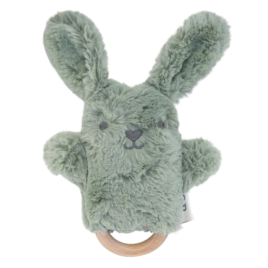 OB Designs Bunnies Soft Rattle Toy - Assorted