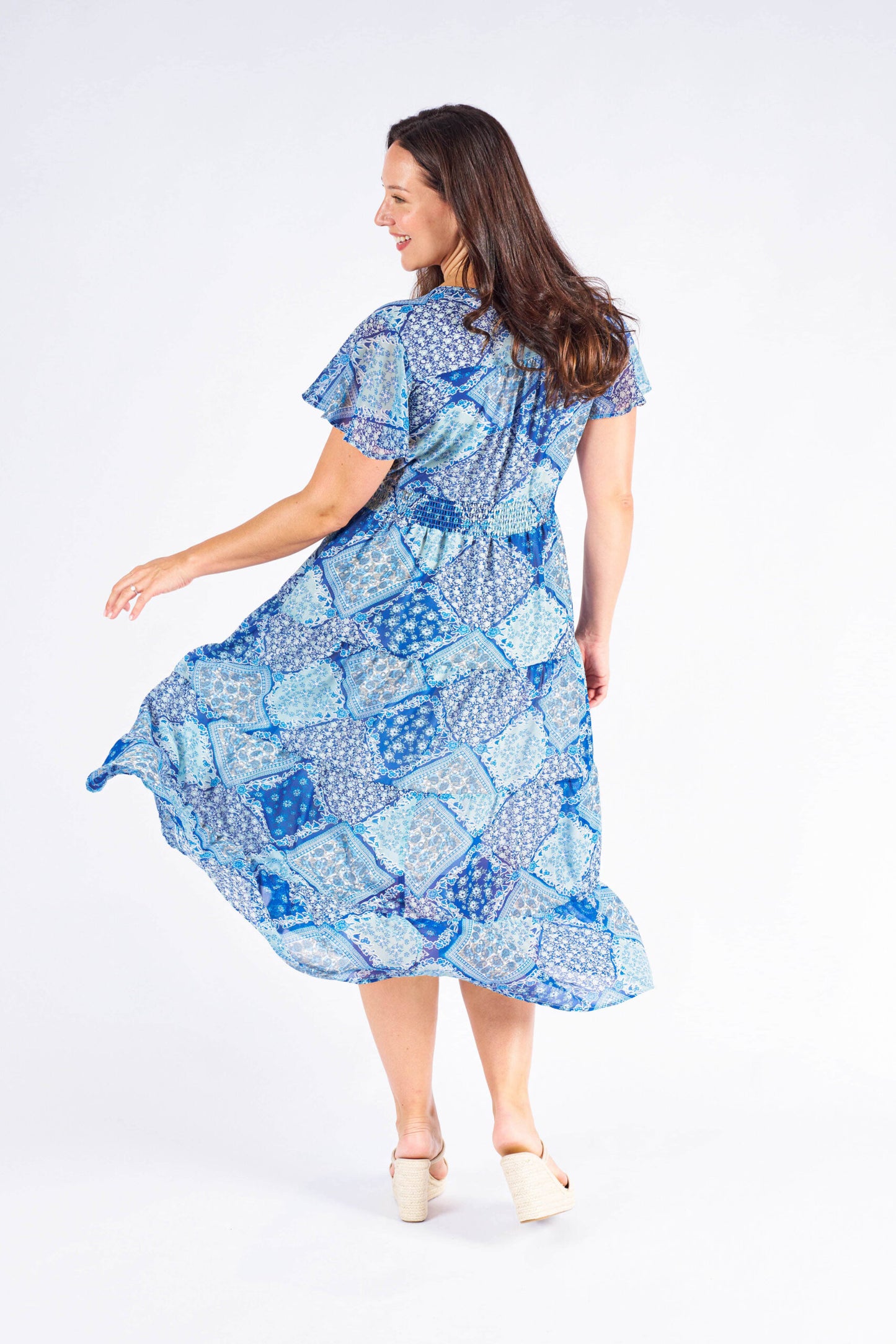 Boho Australia - Sinead Dress - Blue Floral