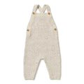 Wilson & Frenchy Cookie & Cream Organic Knitted Overalls