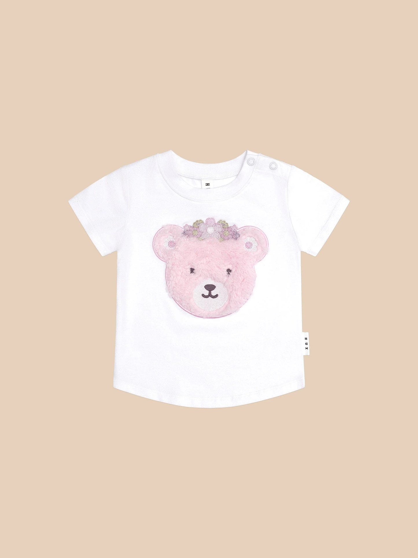 Huxbaby Daisy Furry Bear T-Shirt