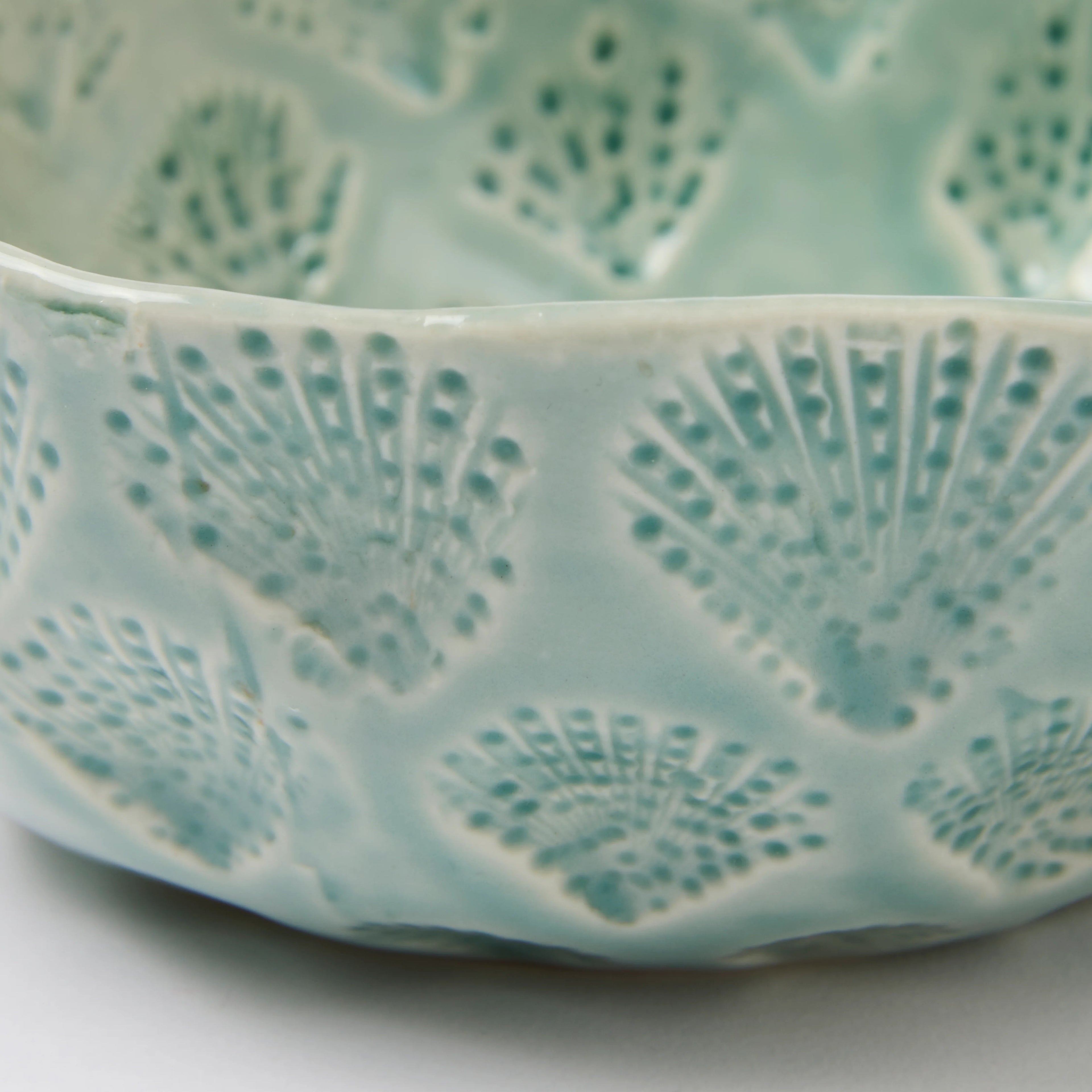 Madras Link Nautilus Light Blue Snack Bowl