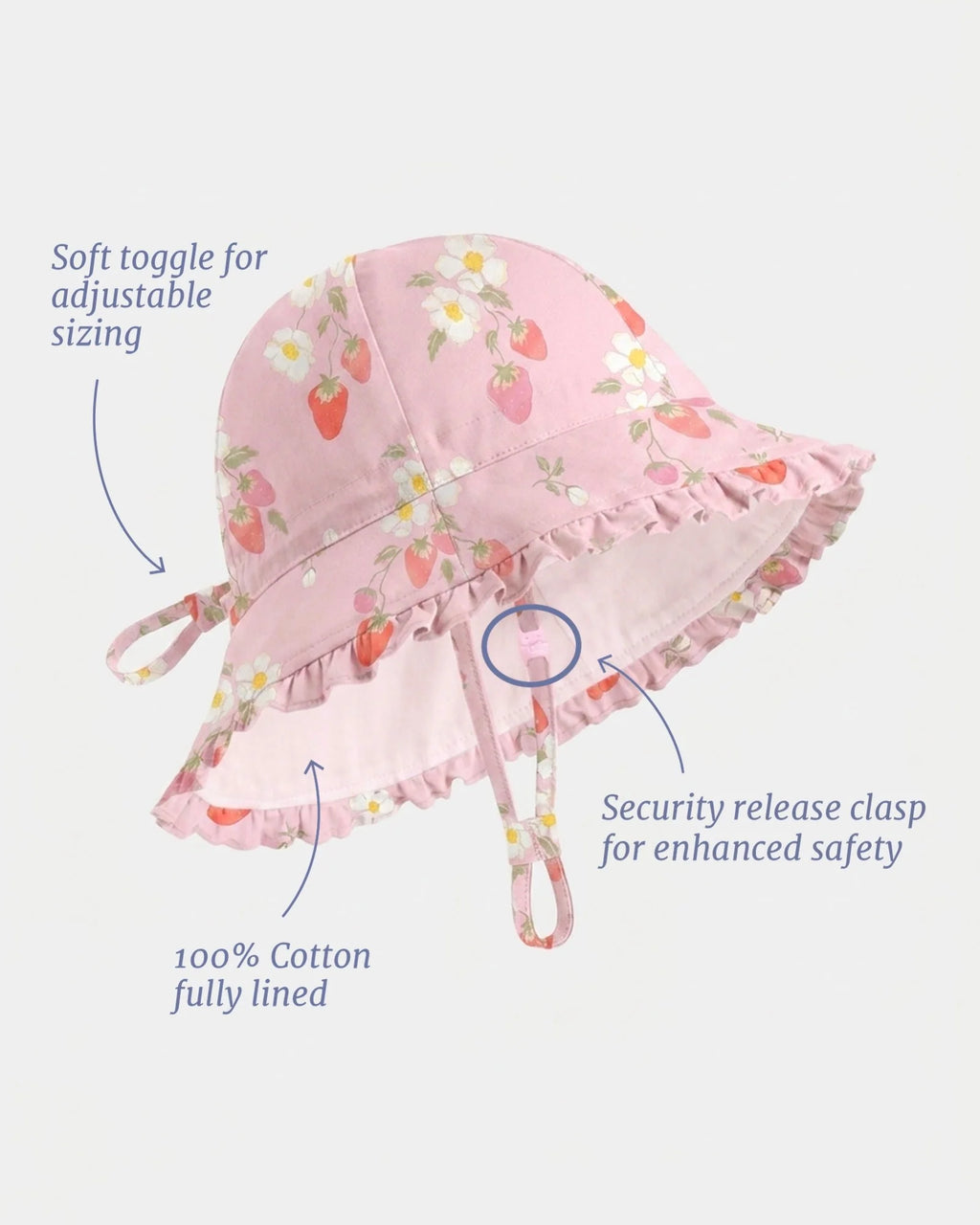 Toshi Strawberry Fields Bell Hat