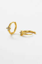 Zafino Ivy Huggie Earrings