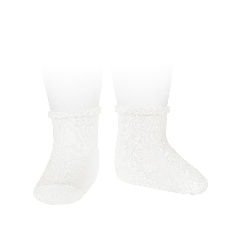 Còndor Short Socks with Patterned Cuff