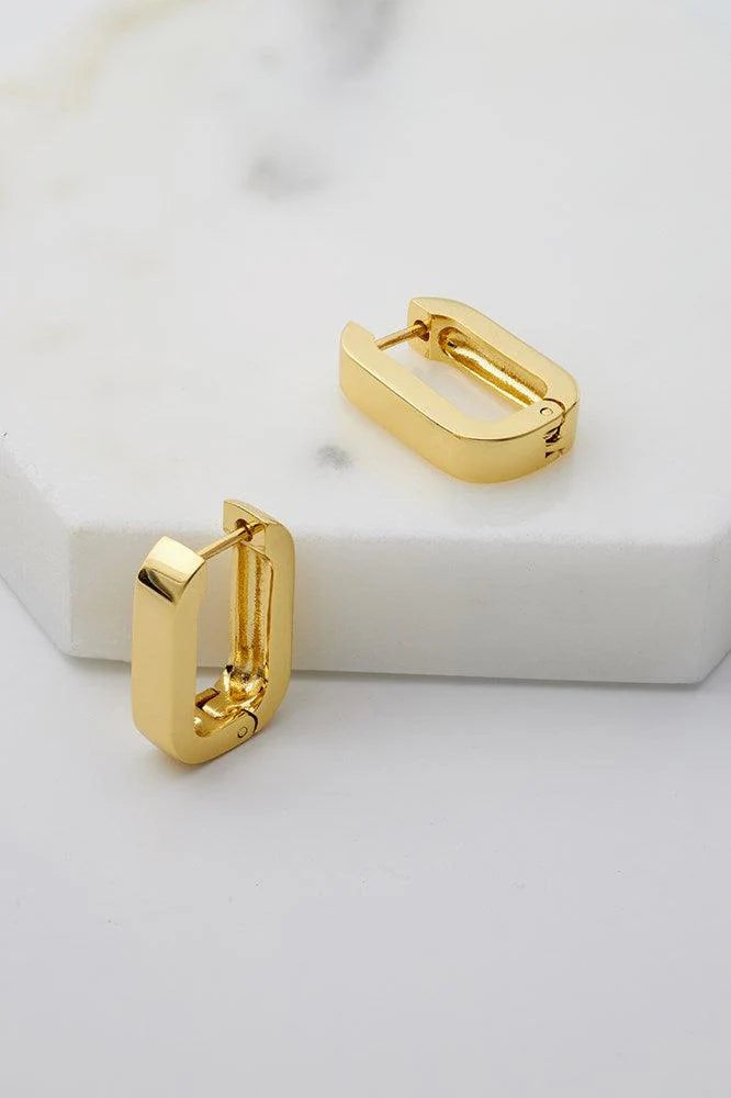 Zafino Cassie Hoop Gold Earrings