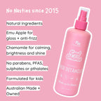 No Nasties Kids Hair Detangling Spray in Strawberry 250ml