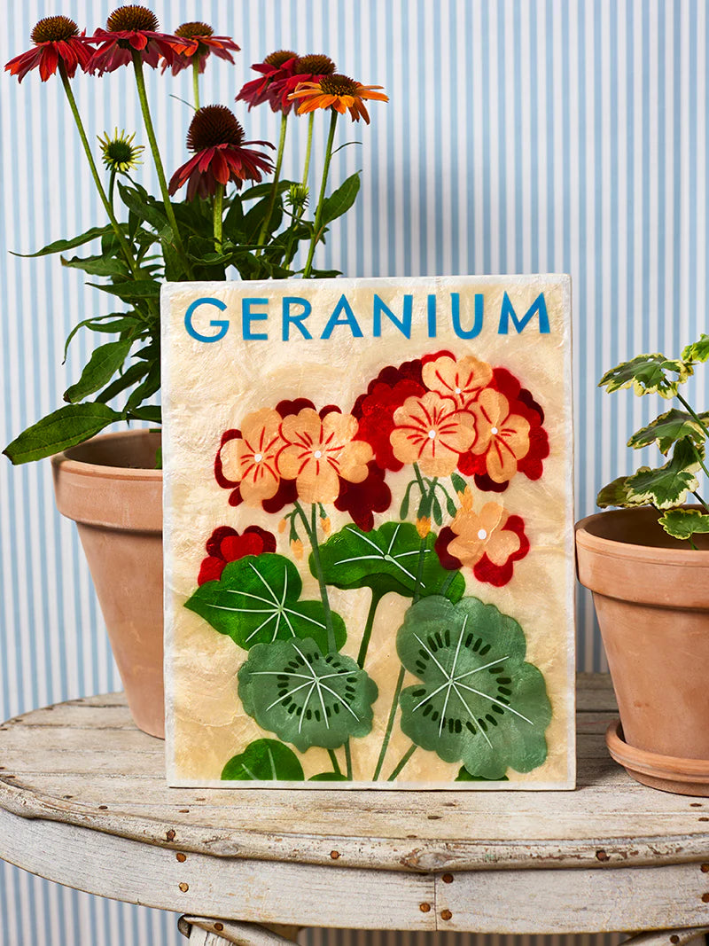 Jones & Co Market Wall Art Geranium