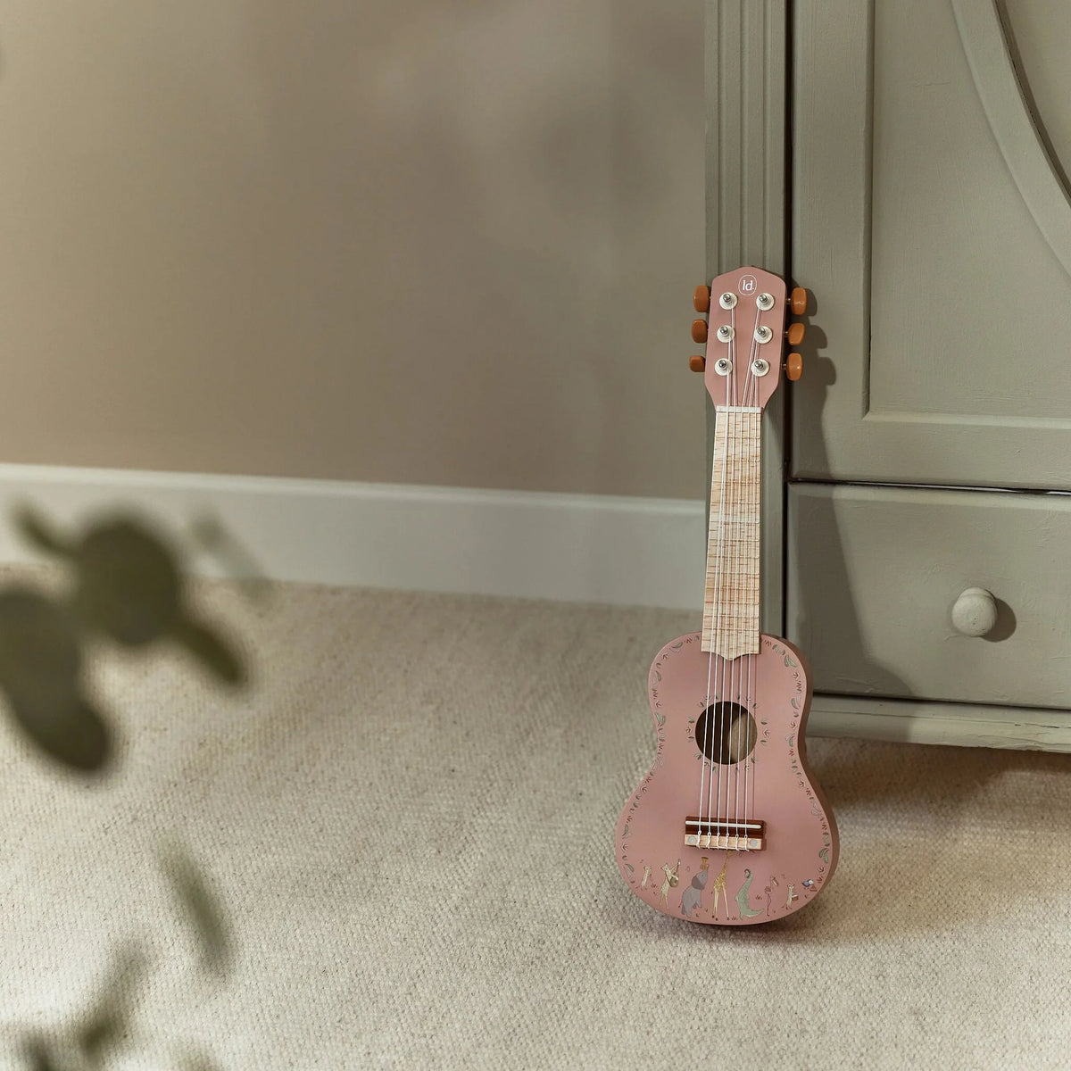 Little Dutch Safari Friends Wooden Guitar