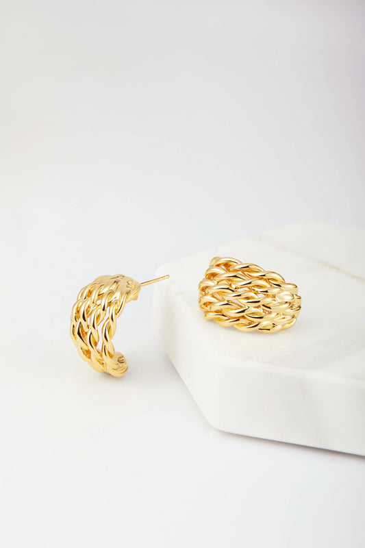 Zafino Sarah Hoop Earrings