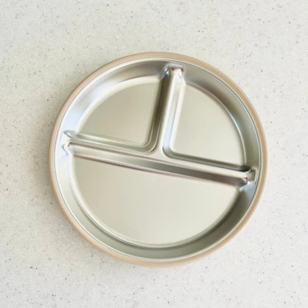 Cuddle Bug & Co - Stainless Steel Plate with Silicone Suction - Assorted