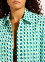 Seafolly Sorrento Oversized Button Up Shirt