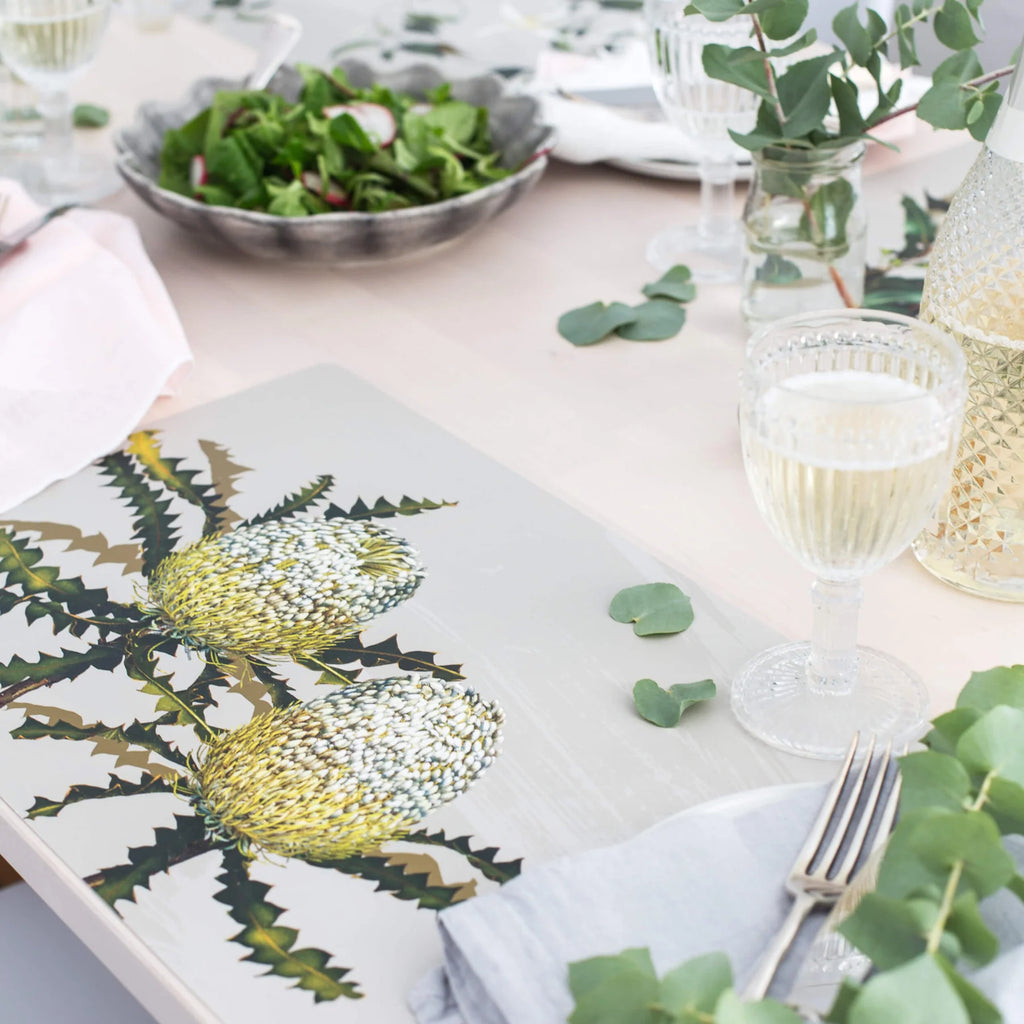 Bell Art Dining Placemats White Collection