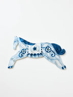 Jones & Co Paloma Wall Art Blue Horse