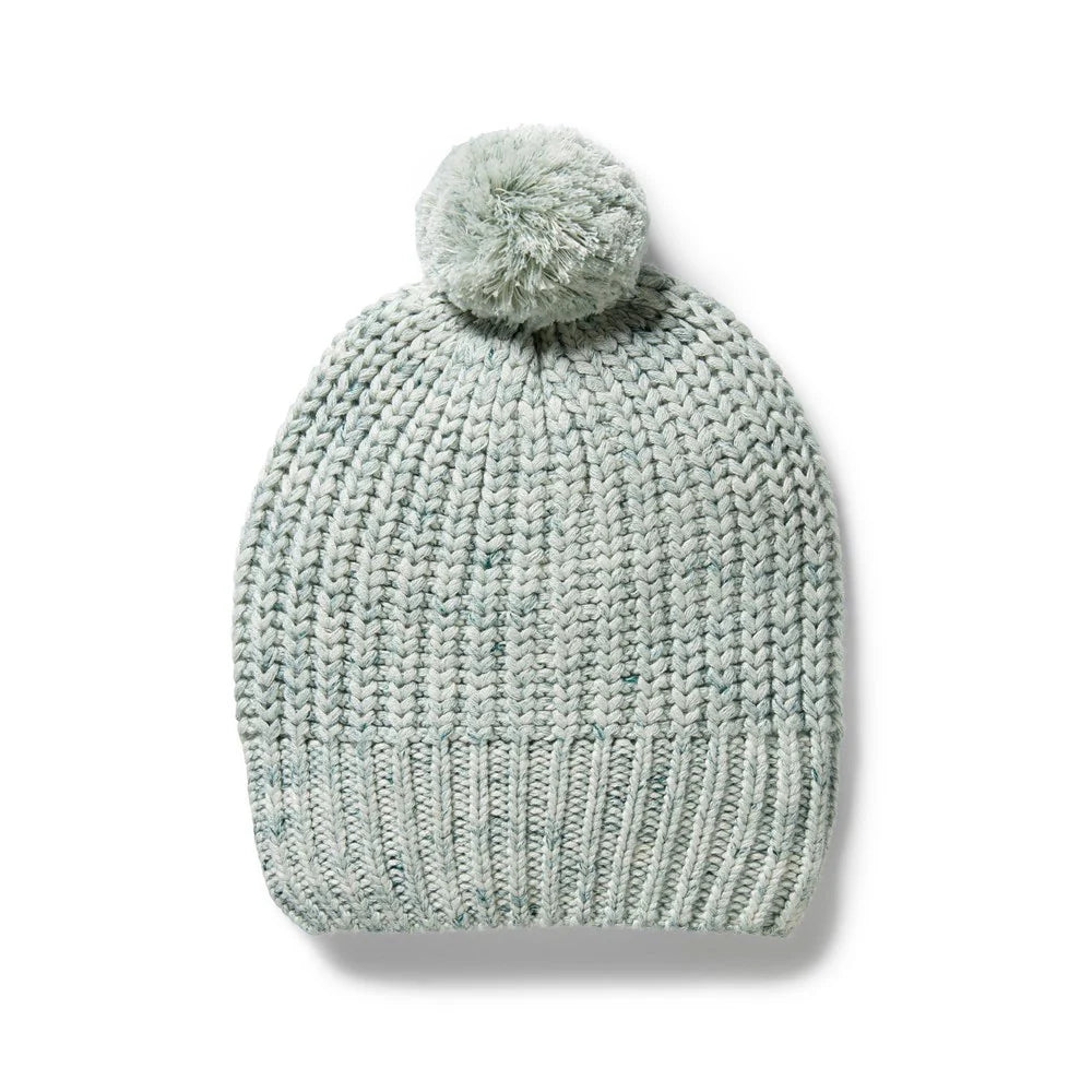 Wilson & Frenchy Moss Speckle Organic Knitted Hat