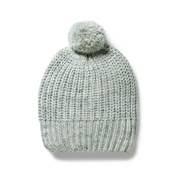 Wilson & Frenchy Moss Speckle Organic Knitted Hat