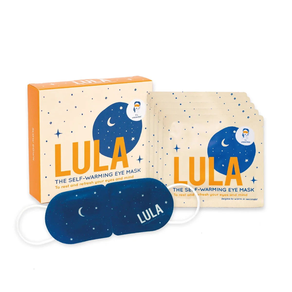 Lula Self Warming Eye Mask (Pack of 5) - Unscented