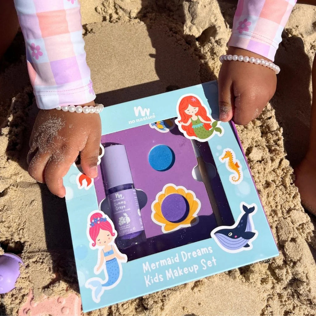 No Nasties Mermaid Dreams Natural Kids Makeup Gift Set
