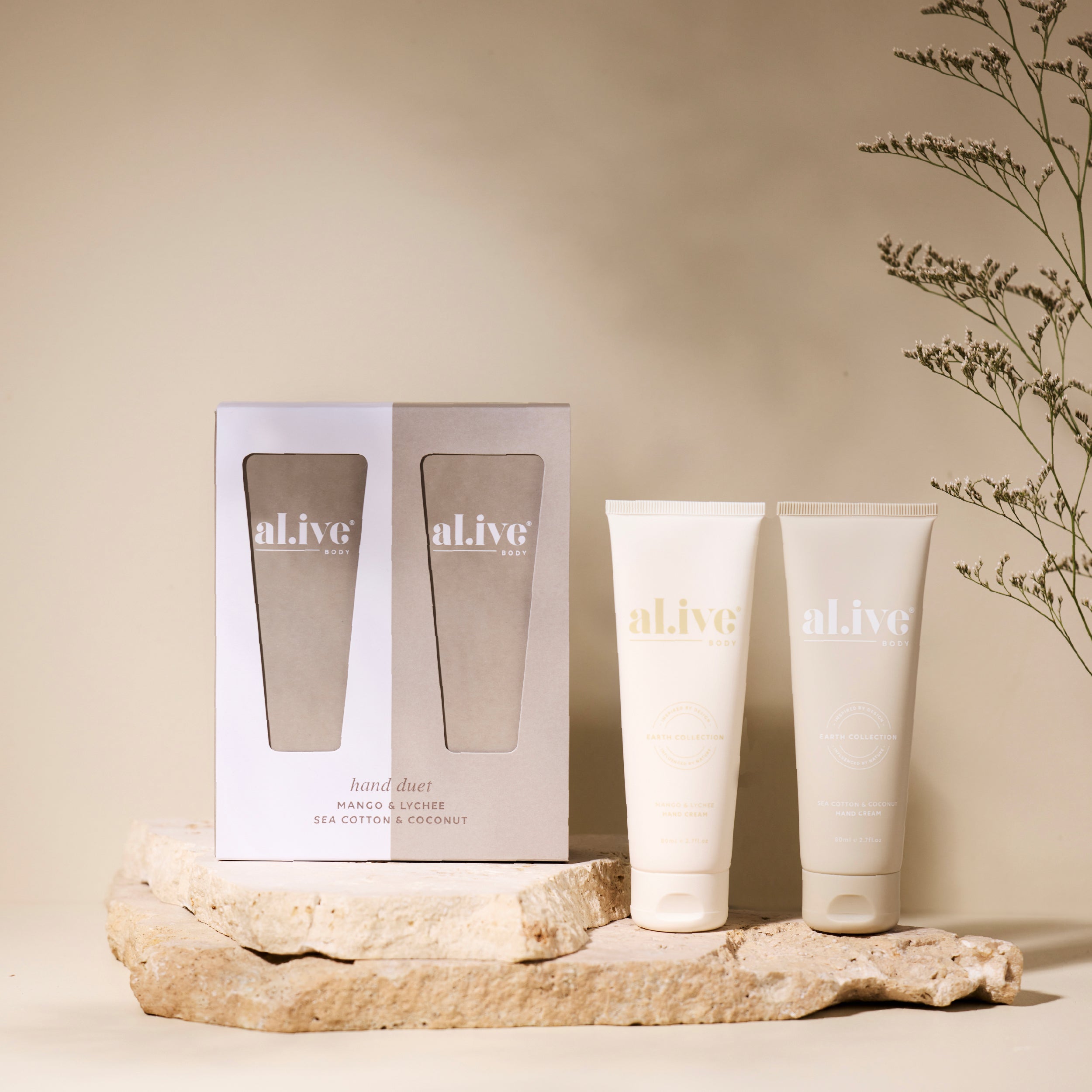 Al.ive Body Hand Duet - Mango & Lychee + Sea Cotton & Coconut