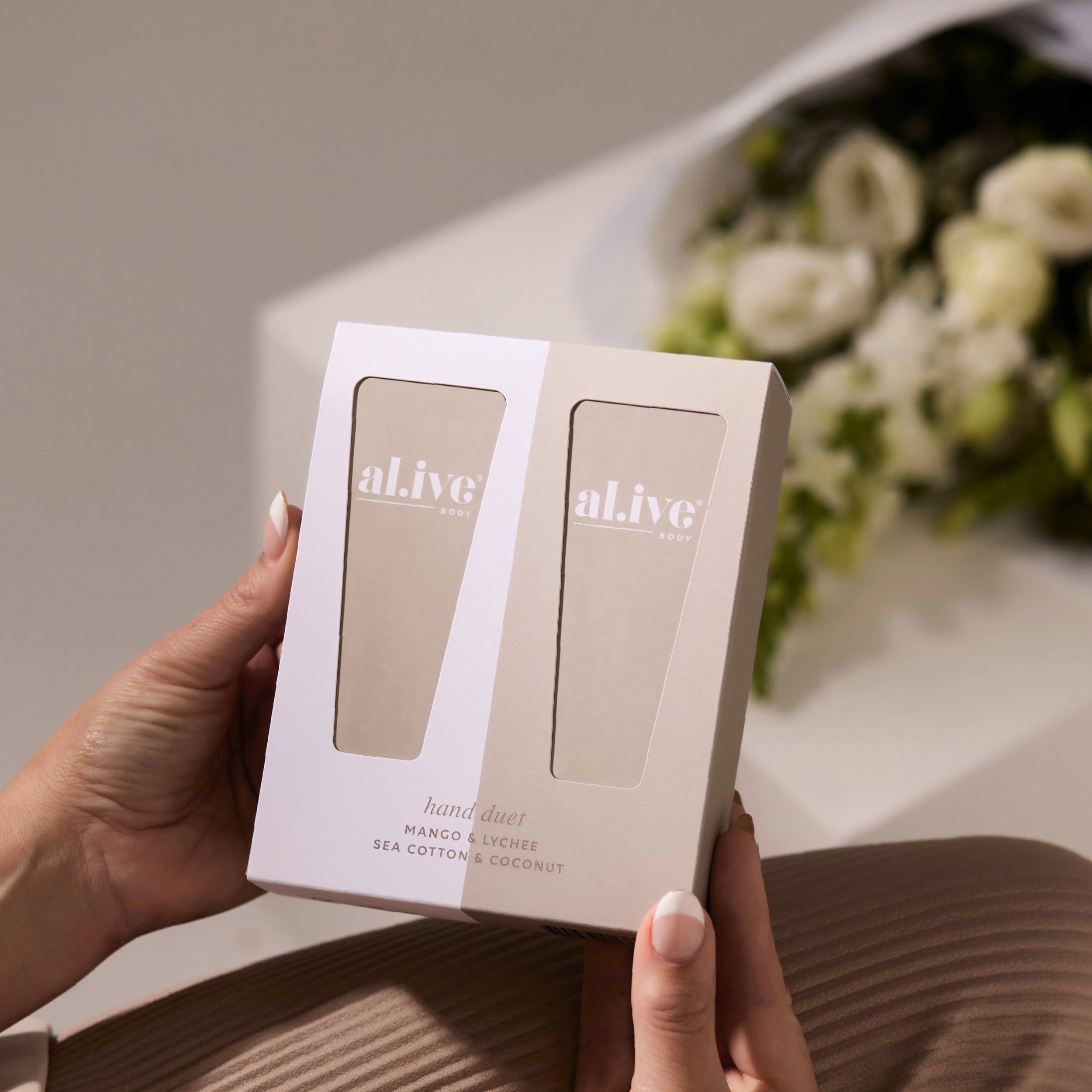 Al.ive Body Hand Duet - Mango & Lychee + Sea Cotton & Coconut