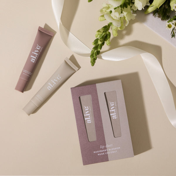 Al.ive Body Lip Duet - Raspberry Blossom & Nude Coconut