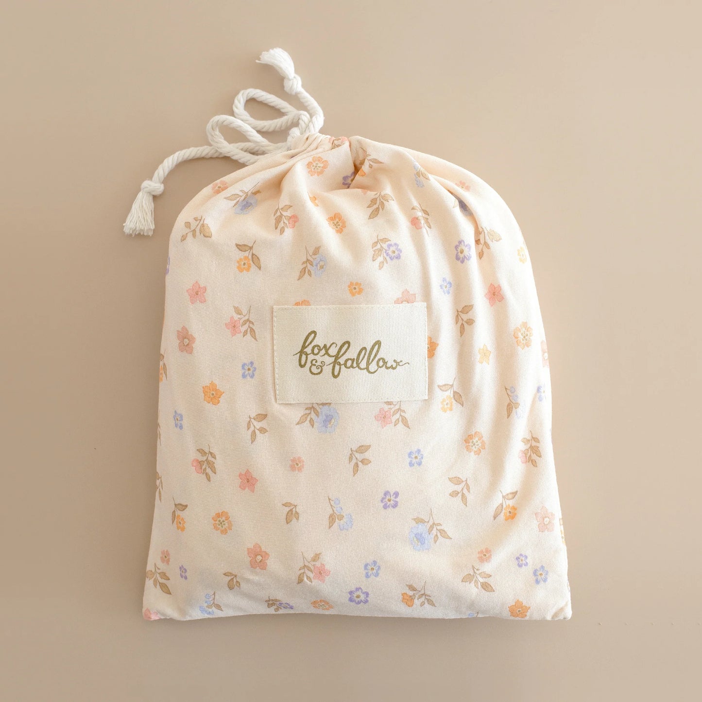 Fox and Fallow Meadow Organic Fitted Cot Sheet